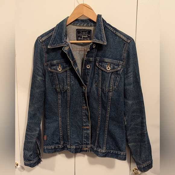 For Joseph Denim Jacket - Blue Jean Button Up Coat - Medium - Picture 5 of 11